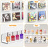 Meaocer 6 Pack 12 inch Album (Clear-6pcs) Vinyl Record Shelf Wall Mount, Clear Acrylic Record Holder Display, Kids