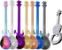 ESRISE Guitar Spoons Coffee Teaspoon, Musical Tea Spoons Kitchen Gifts for Men, Stainless