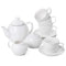 BTaT Royal Tea Set - 4 Porcelain Tea Cups (8oz), Pot (32oz),