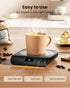 3 Settings, 2-10H 50W Gaiatop Coffee Mug Warmer, Temperature Auto Shut Off and Warm Strip Indicator Lights, Smart Cup