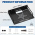 Floating Shelf For Projector Aluminum Alloy, Wifi Router Wall Mount Shelf, Cable Box Shelf For Wall Mounted Tv, Dvd Player Shelf, Shelf For Projector Above Bed, Floating Shelves For Game Consoles/AV by Laowu