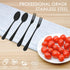 DaKuan 16 Pieces Mini Coffee Spoons (4 inch) & Stainless Steel Forks (4.8 inch) for Dessert, Tea, Appetizer