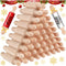 FFNIU 45Pcs Wooden Mini Rolling Pin Long Kitchen Baking Small Dough Rolling Pin