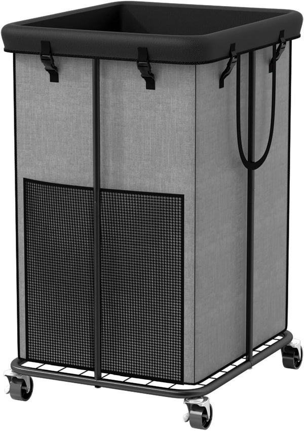 ZATOCL 150L Large Laundry Basket with Wheels, Rolling Laundry Hamper with Removable Laundry