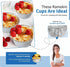 Angel's Peel Lounge Disposable Ramekins, Durable Cup Cake Pans for Baking, Aluminum Foil Ramekin for Tart, Muffin,