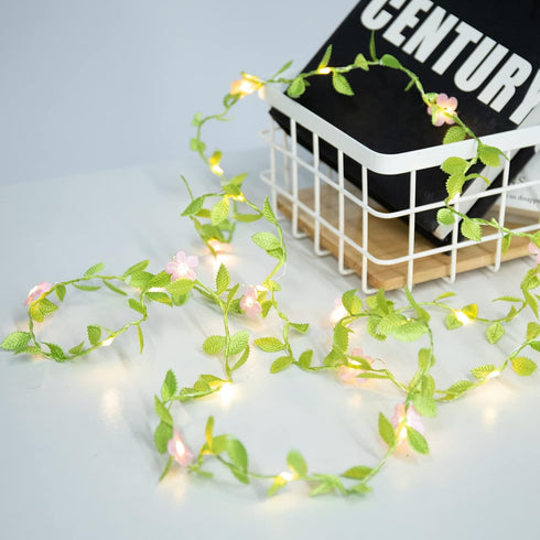 Vigdur 2 Packs Vine Lights - Tiny Leaf Ivy String Lights with