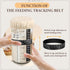 Sourdough Starter Kit - Sourdough Starter Jar with Date Marked Feeding Band, Thermometer, Cloth Cover & Metal Lid