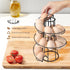 Flexzion Egg Skelter Modern Spiral Egg Holder Countertop (Medium Egg Display) - Freestanding Wired Countertop Egg Holder for Fresh Eggs, Dispenser Stand, Storage Rack for Kitchen, Black by Flexzion