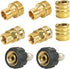 Xiny Tool Pressure Washer Adapter Set, Quick Disconnect Kit with M22 Metric Male Thread, 8 Pack