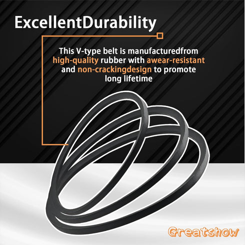 WH01X20436 Washer Drive Belt, Fits GE Dryer Replacement WH01X10615, 3280619, PS9493093