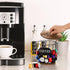 yarlung Coffee Pod Holder with Lid, Large Capacity K Cup Storage Basket with Rustic Wooden Base for Kitchen Countertop