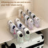 2 Pack Closet/Entryway, Acrylic Kids Shoe Rack - Clear Shoe Organizer for Toddlers & Children, Space-Saving Nursery