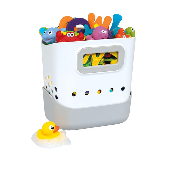 Nuby Tub Toy Caddy - Bath Toy Storage Organizer with Non-Slip Tray