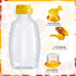 36 8/16 oz 36 1 Pieces Honey Bottles Squeeze Honey Bottles Clear Plastic Honey Bottles Honey Jar Container with Pcs
