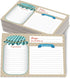 Neatz Mason Jar Recipe Cards - 50 Double Sided Cards, 4x6 inches, Thick Card Stock