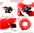 3 Nozzles, 110V AC/12V Electric Air Pump for Inflatable with DC, Portable Air Mattress Pump, Quick Fill Inflator Air