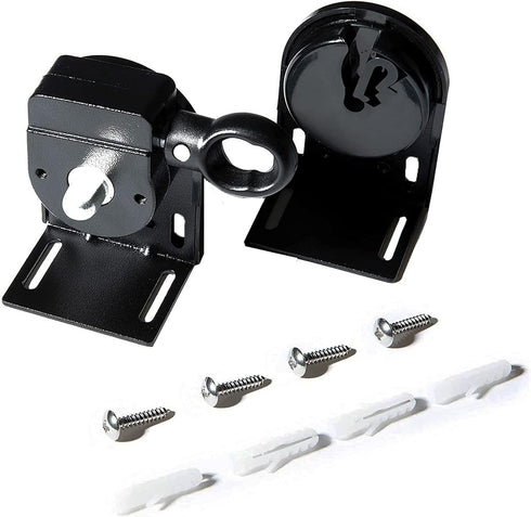 Crodless Bracket, Universal Replacement Installation Accessories for Indoor/Outdoor Sunshade and Roller Blinds, Black
