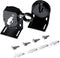 Crodless Bracket, Universal Replacement Installation Accessories for Indoor/Outdoor Sunshade and Roller Blinds, Black