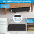 Under Bed Storage with Wheels & Lid, 2PCS Container for Blankets, Clothes, and Shoe Storage, Rolling Organizer Bin,