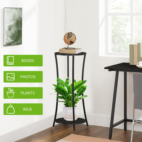 YINMIT Plant Stand Indoor,Round Potted Holder Rack,Flower Pot Stand Shelf,Round Supports Rack,Corner Plant Shelf