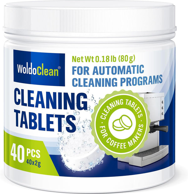 Cleaning Tablets for Espresso & Coffee Machines, 40x 2g, Compatible with Breville Espresso Machines
