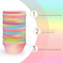 Colorful Paper Baking Cups: Standard Cupcake Liners 400 Count Disposable Cupcake Wrappers for Wedding and Party