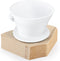 Segarty Coffee Dripper Set, White Silicone Pour Over Maker with 200PCS Size #2 Disposable Filters, 1-2 Cup