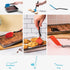 Dreamfarm Mini Chopula 3-In-1 Super Flexible Sit-Up Flipping, Chopping, & Serving Kitchen Spatula That Chops Your Food Up in the Pan - Safe for Non-Stick Pans Classic Blue by Dreamfarm