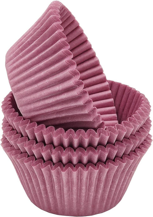 Premium Purple Greaseproof Cupcake Liners, 100-Count Standard Sized Muffin Paper Baking Cups