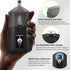Electric Herb Grinder 150W, USB-C Rechargeable Spice Grinder, Compact Size with Fast Grinding and Cleaning Brush (Black)