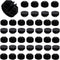 30Pcs Wire Cube Plastic Connectors for Modular Closet Storage Organizer and Wire Shelving (Black)