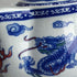 Teapot 15oz Blue White Porcelain China with Stainless Steel Infuser - Dragon and Phoenix (cihu long) - Yxhupot