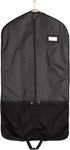 Covermates Keepsakes Deluxe Garment Bag Set - Premium Polyester, Full Length Zipper, ID Window, Black