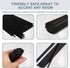 HOSSIAN 50pcs Reed Diffuser Sticks, Black Fibre Diffuser Reeds for Oils Fragrance Refill (Black 7.5/19cm)