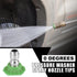 X AUTOHAUX 25 Degrees High Pressure Washer Spray Nozzle Tips Quick Connector Green 5 Pcs