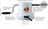 Coconut Scrapper Pealer Grater Shredder with Vacuum Base, Indian Mixers and Wet Grinder
