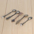 Vintage Style Dessert Spoons - Awakingdemi Metal Carved Fruit Spoons for Kitchen Dining Bar, 6pcs/set