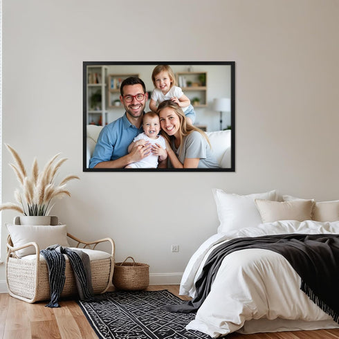 19.7x27.6 50x70cm 1000 Giftgarden Puzzle Frame Black, Picture Frame for Pieces Puzzles Wall Display, Single