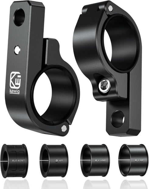 2 PCS Light Bar Mounts, Aluminium Alloy Roll Bar Clamp, Sturdy Mounting Bracket for 0.875"/1"/1.125"/1.26"/1.375"