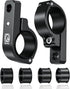 2 PCS Light Bar Mounts, Aluminium Alloy Roll Bar Clamp, Sturdy Mounting Bracket for 0.875"/1"/1.125"/1.26"/1.375"
