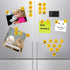 MORCART 30PCS Emoji Magnets for Fridge, Decorative School, Office, Kitchen, Funny Cute