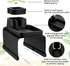 Tessco 2 Pack Couch Cup Holder, Anti Slip Recliner Table Tray for Couch Armrest, Black