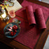 ARTABLE Burgundy Rectangle Table Runner, Fabric Home Garden Table Runner for Indoor and Outdoor Dining (16 x 120 Inch)