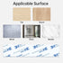 SUS304 2 Pack Mbillion Kitchen Paper Towel Holder Under Cabinet Wall Mount and Self-Adhesive Paper Towel Rack Premium