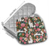 Basset Hound Florals Oven Mitts and Pot Holders, Heat Resistant Kitchen Bake Gloves, Soft Cotton Lining, 2 Pieces