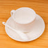 5.1 Inch Set 10 (10, 5.1 inch) White Long Handle Porcelain Spoons Coffee, Tea, Yogurt and Ice-cream, Cutlery Fitting