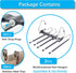 Magic Pants Hangers Space Saving - 2 Pack for Closet, Multifunctional Rack Organizer for Trousers, Scarves, Slack