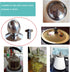 2 Pack Glass Teapot Replacement Knob, Stovetop Tea Kettle Lid Knobs for Tea Cup Cover Button with Olive Shape Handle