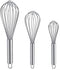 Whisks for Cooking, 3 Pack Stainless Steel Whisk Set for Blending, Beating, and Stirring, Enhanced Version Balloon Wire