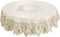 uxcell Round Tablecloth - Flower Embroidered Round Table Cover for Holiday Party, 48" Dia., Waterproof